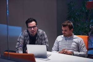 startup business people group working everyday job at modern office